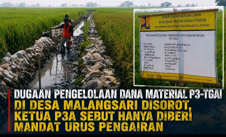 Rangkap Jabatan Kepala Desa Malangsari yang Masih Aktiv di P3A Di Desa Malangsari Memanas, Diduga Langgar Aturan