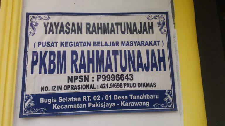 Diduga Kepsek PKBM RAHMATUNAJAH Saat Dimintai Konfirmasi Soal BOP Kesetaraan Tidak Ada Di Kantor