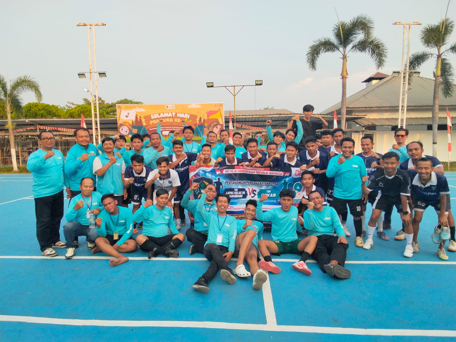 Semangat Kemerdekaan, GOKAR Bertanding Bersama Warga Binaan Karawang
