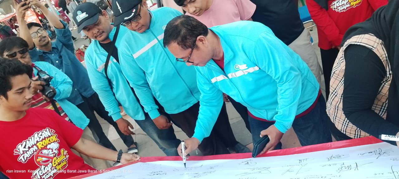 Ketua IWOI Karawang Beri Arahan kepada Anggota soal Larangan Merokok Sembarangan