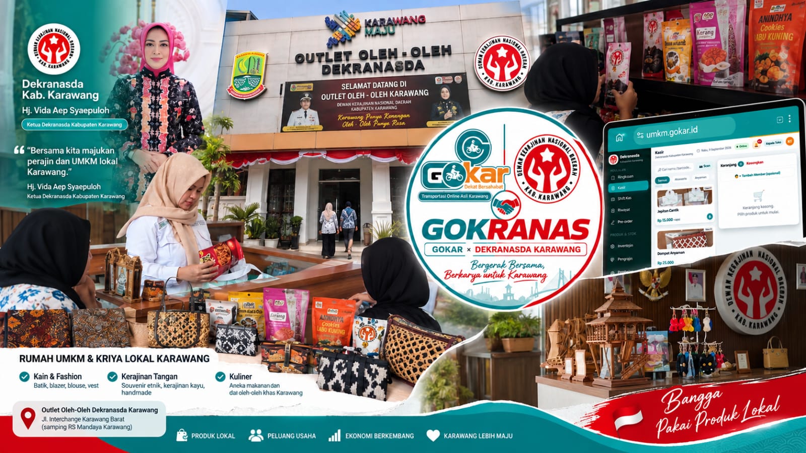 Dorong UMKM Karawang Semakin Berkembang, Dekranasda Perkuat Pemasaran Berbasis Digital
