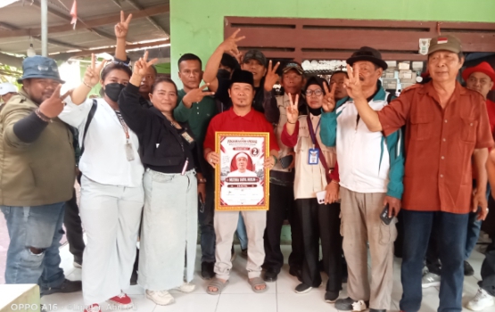 H.Mulyana S Muslim Resmi Maju sebagai Calon Kades Bojongsari Nomor Urut 2