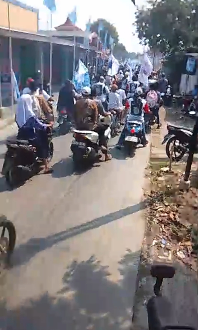 Kampanye Terbuka Marjono, Ribuan Simpatisan Tumpah Ke Jalan
