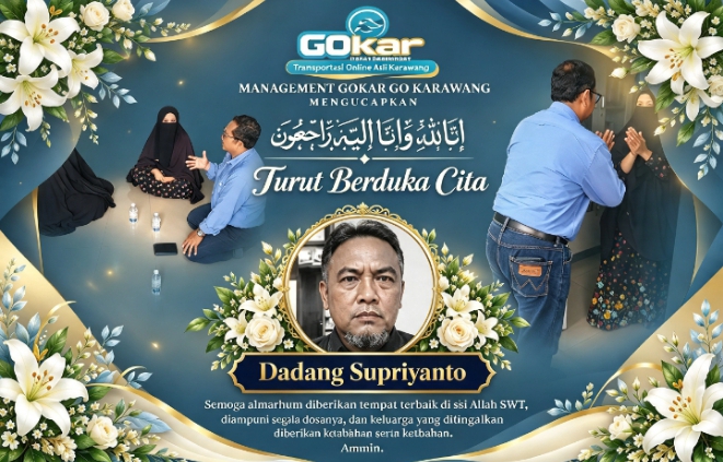 Kabar Duka dari GOKAR Go Karawang, Dedikasi Driver Dadang Supriyanto Jadi Kenangan Mendalam