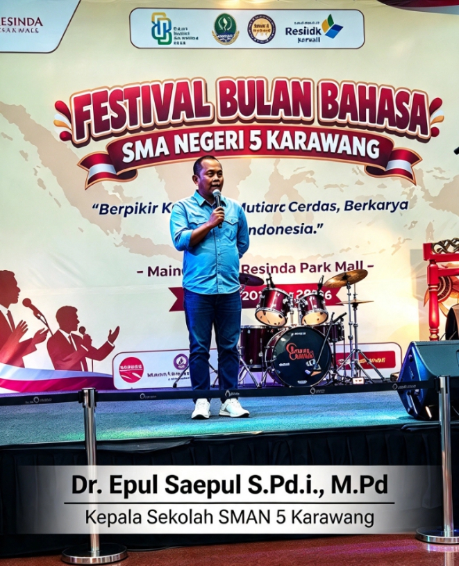 Puncak Festival Bulan Bahasa SMAN 5 Karawang: